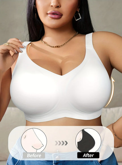 KissICON Curve Seamless Wireless Sports Bras – Effortless