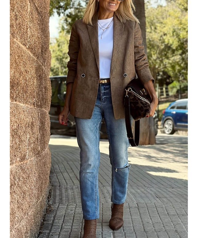 KissICON Curve Springautumn Chic Commuter Suit Jacket