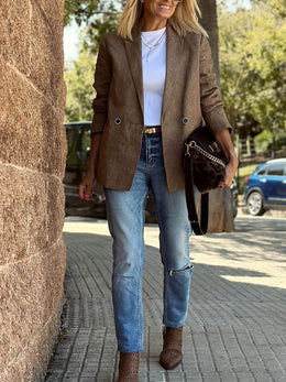 KissICON Curve Springautumn Chic Commuter Suit Jacket