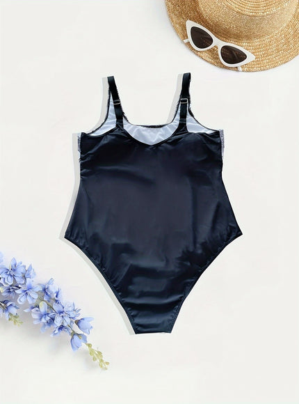 KissICON Curve Tropical Floral Highcut Onepiece Swimsuit