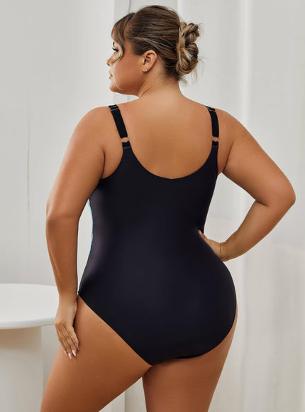 KissICON Curve Tropical Floral Highcut Onepiece Swimsuit