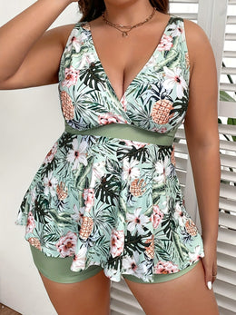 KissICON Curve Tropical Vacay Tankini