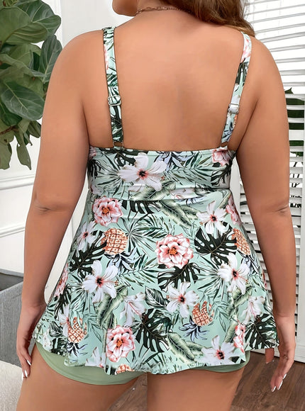 KissICON Curve Tropical Vacay Tankini