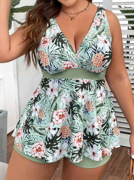 KissICON Curve Tropical Vacay Tankini