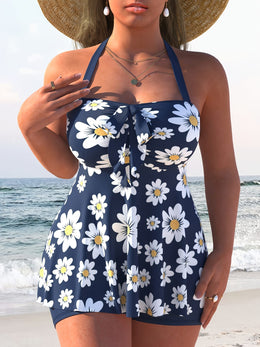 KissICON Curve Vacation Halter Tankini