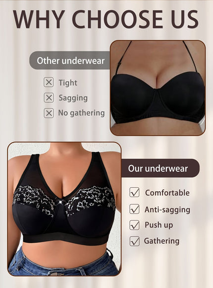 KissICON Curve Wirefree Frontclosure Bra – Back