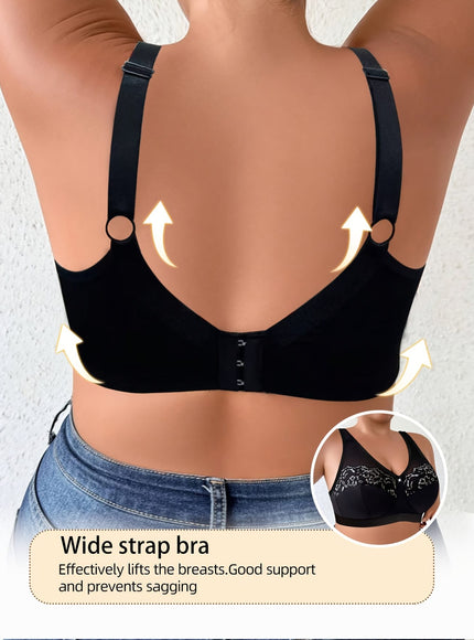 KissICON Curve Wirefree Frontclosure Bra – Back