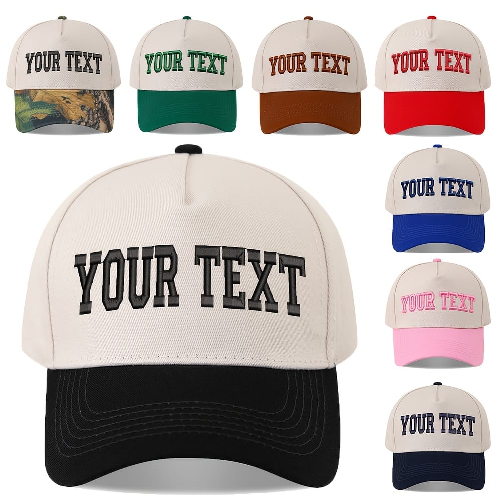 KissICON Custom Embroidered Baseball Cap Your Text Your Style