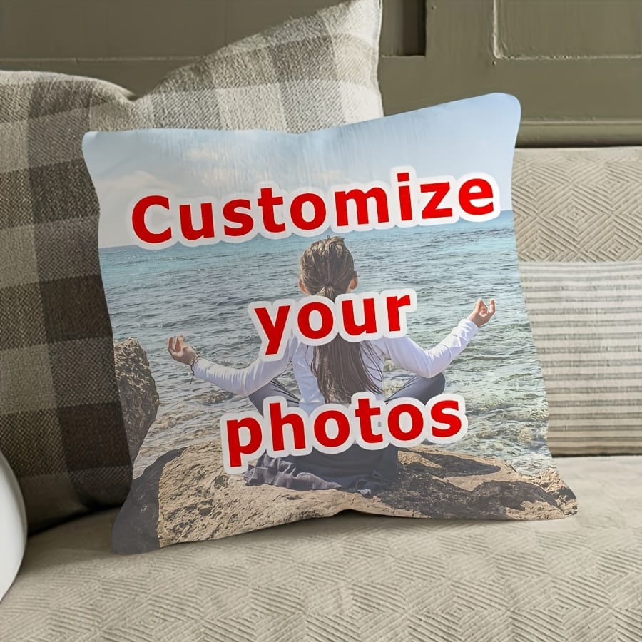 KissICON Custom Made / 1pc Customizable 177 Polyester Pillowcase  SingleSided Print