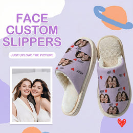 KissICON Custom Photo Slippers Your Face Uniquely Yours