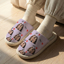 KissICON Custom Photo Slippers Your Face Uniquely Yours