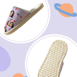 KissICON Custom Photo Slippers Your Face Uniquely Yours