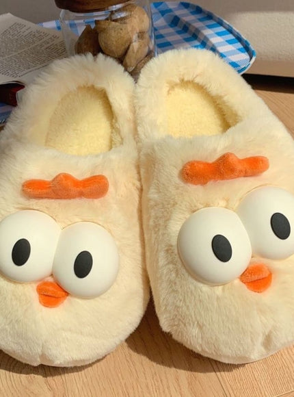 KissICON Cute Bear Single Band Winter New Women Slipper