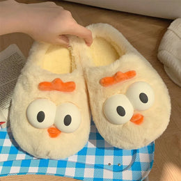 KissICON Cute Bear Single Band Winter New Women Slipper