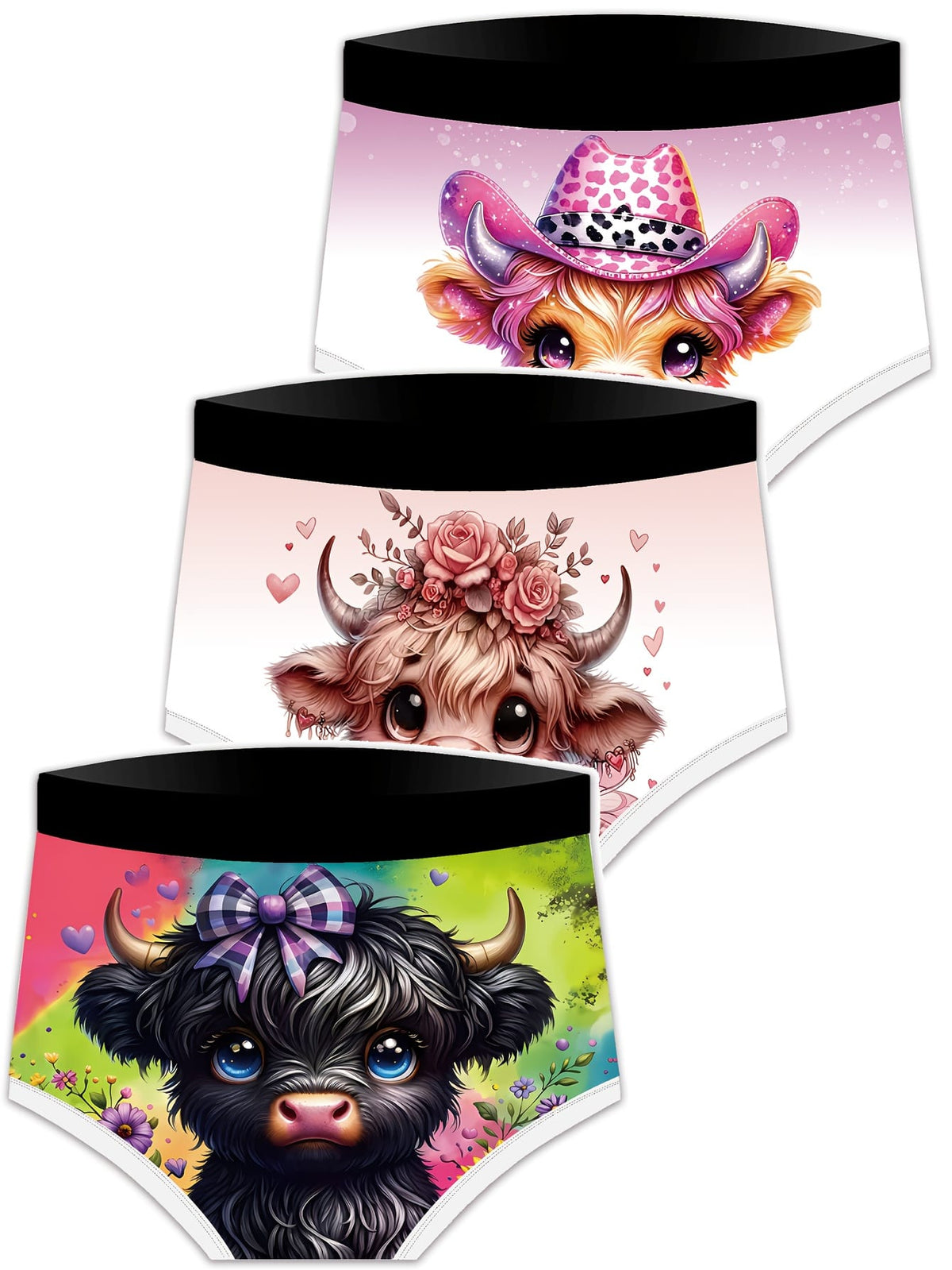 KissICON Cute Comfy Curve Cartoon Panties