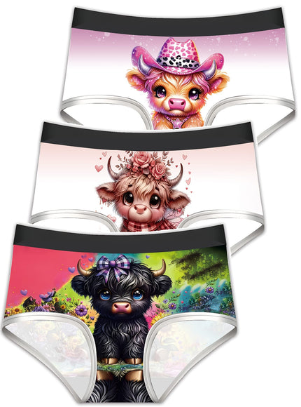 KissICON Cute Comfy Curve Cartoon Panties