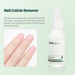 KissICON Cuticle Remover 20ml Nailpop 10ml Rubber Base Gel Top Coat Soak