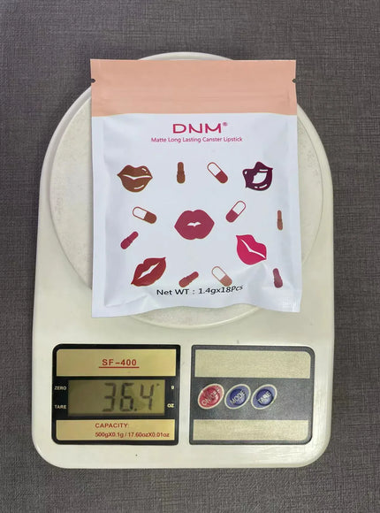 KissICON D-801531 KissIcon 18 Color Lipstick Set - Moisturizing Waterproof