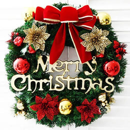 KissICON d Christmas Decoration Handmade Simulation Christmas Wreath Door Hanging Window Props Exquisite High Quality Home Decor