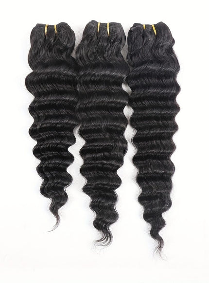KissIcon Deep Wave Hair Bundles - Virgin Weaving