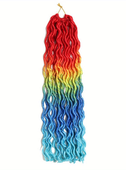 KissICON D4 / 18inch Kissicon Gypsy Goddess Faux Locs Wavy