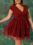 crimson / UK 16