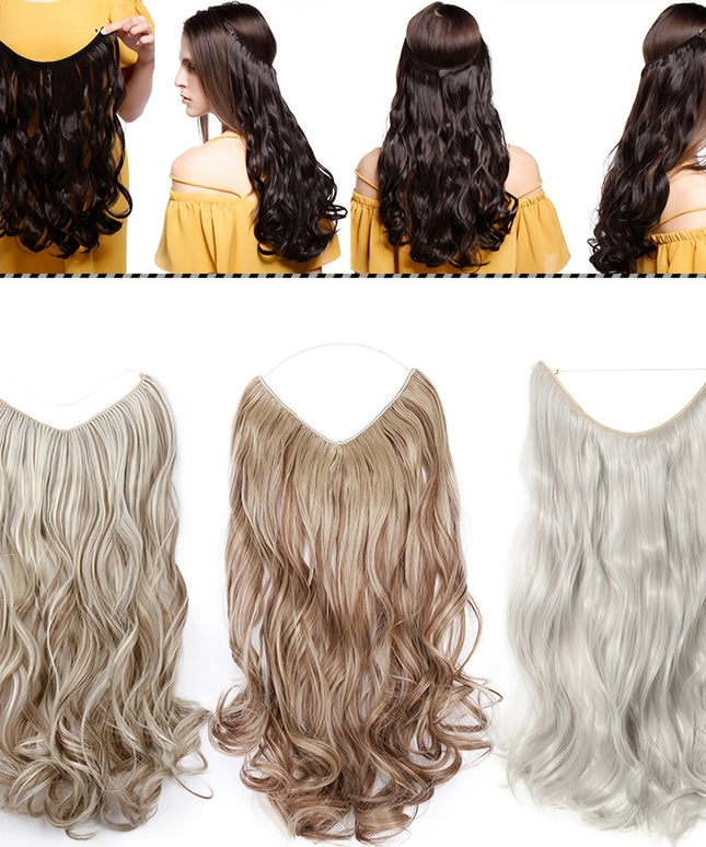 Kissicon Hair Extensions Hidden Wire Secure