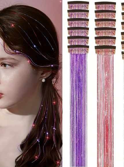KissIcon 18Pcs Hair Clips 20Inch - Heat Resistant