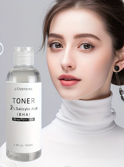 KissICON 2% Salicylic Acid Toner 100ml Lozetune Lightfriendly Porecleansing Travel Toner