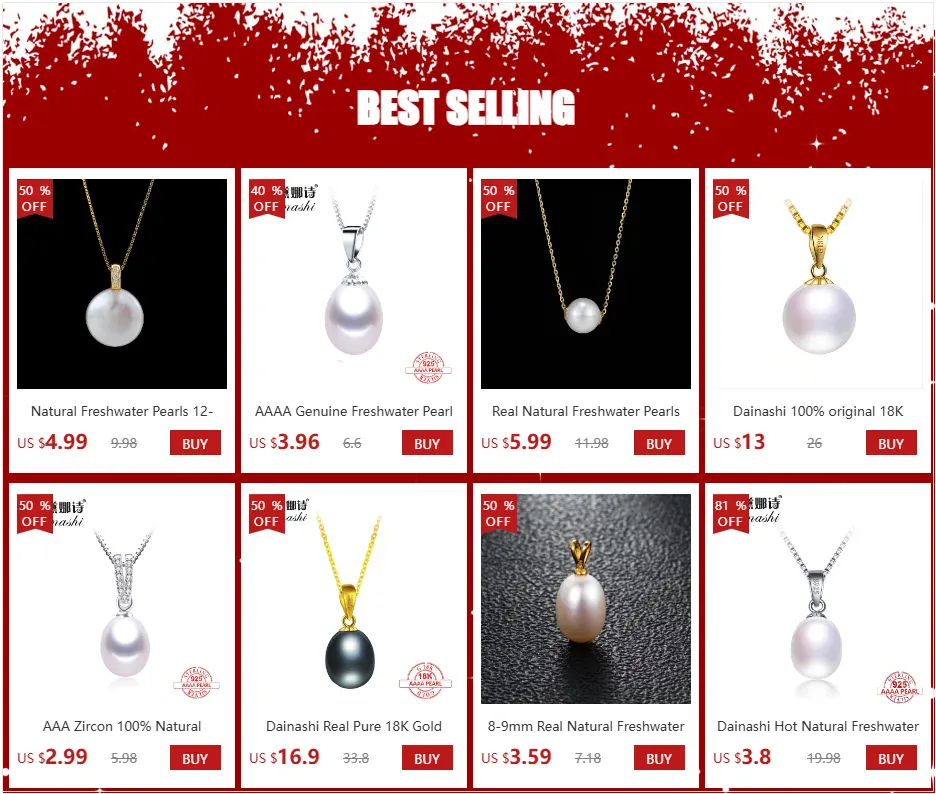 KissICON Dainashi Natural Freshwater Pearl Pendant Necklace Women Simple Fashion 925Sterling Silver High Jewelry Gift for Mother hot sale