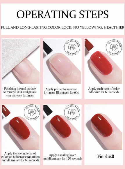 KissICON dantourubai 1pcs WS Autumn Winter Nails Milky White Gel