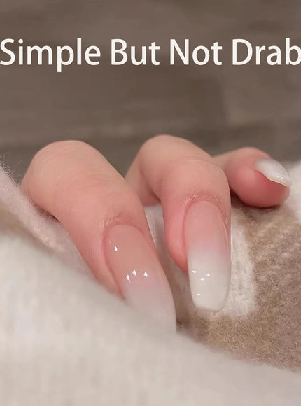 KissICON dantourubai 1pcs WS Autumn Winter Nails Milky White Gel