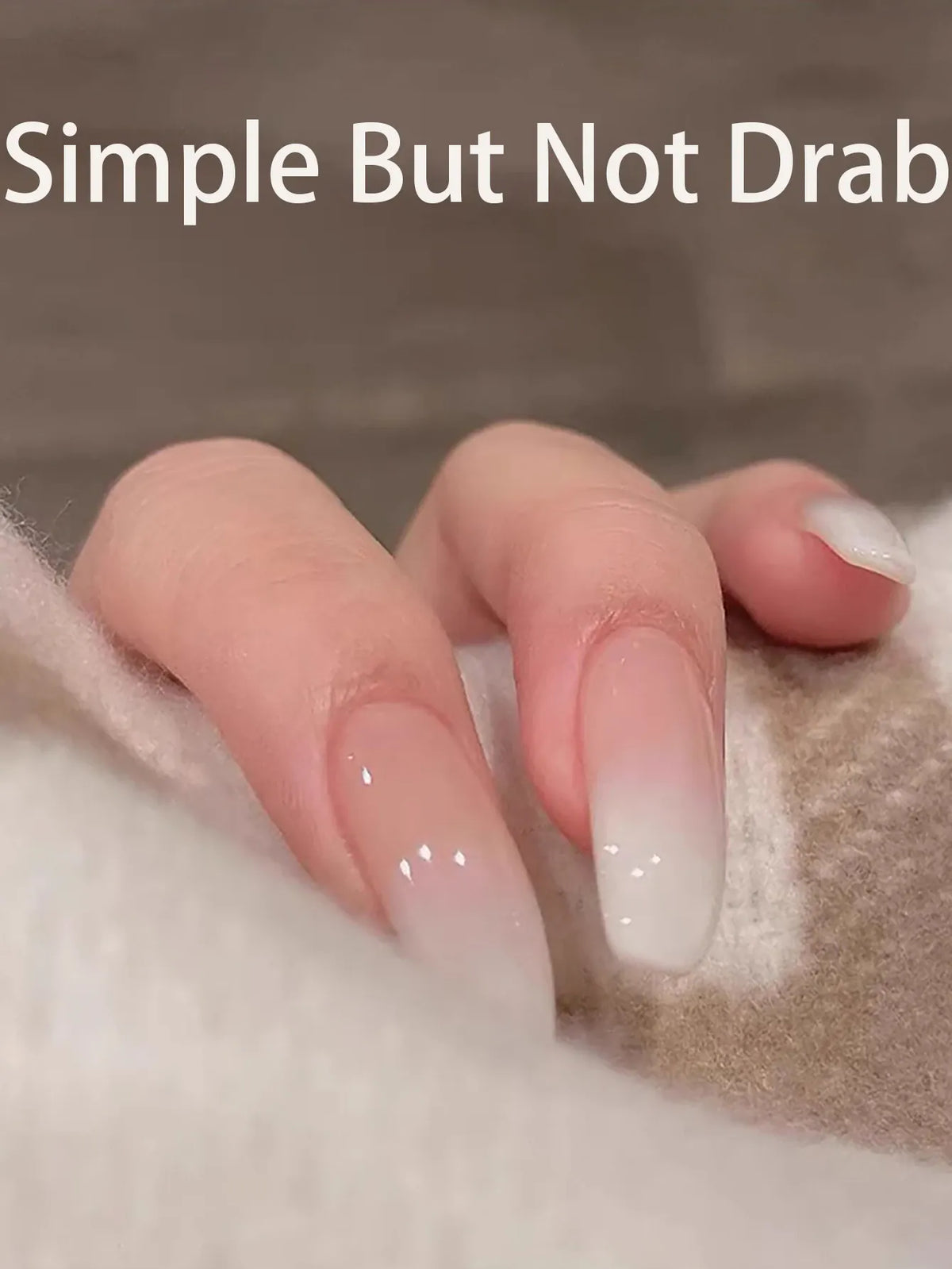 KissICON dantourubai 1pcs WS Autumn Winter Nails Milky White Gel