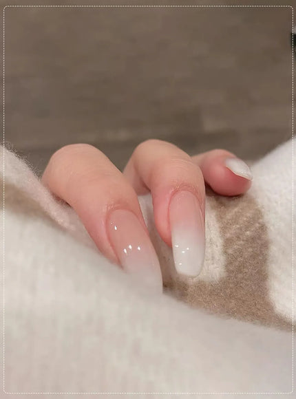 KissICON dantourubai 1pcs WS Autumn Winter Nails Milky White Gel