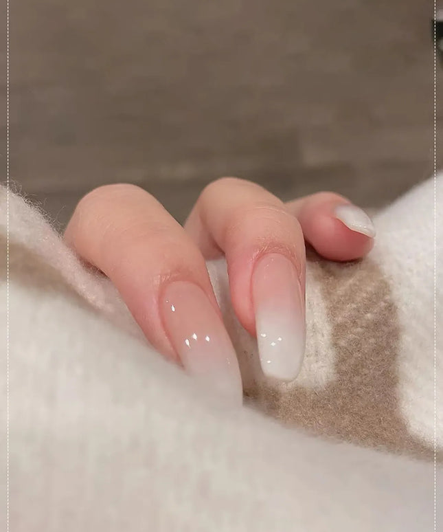 KissICON dantourubai 1pcs WS Autumn Winter Nails Milky White Gel