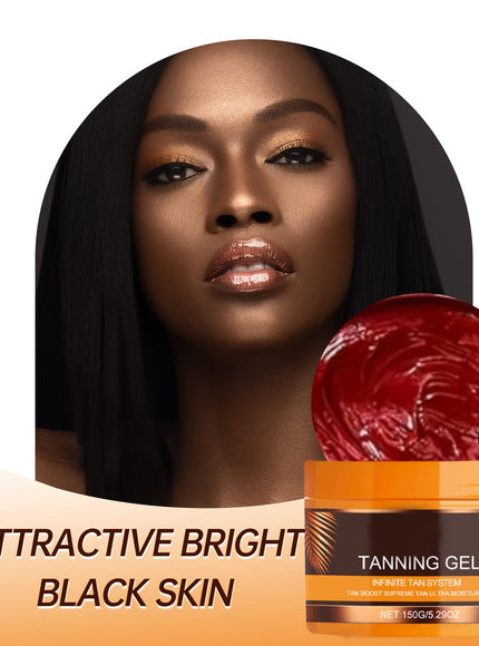 KissICON Dark Black Gel Polish / 2 Boxes KissIcon Tanning Gel Duo - Hydrating Tan Carrot
