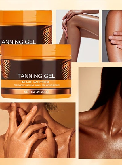 KissICON Dark Black Gel Polish / 2 Boxes KissIcon Tanning Gel Duo - Hydrating Tan Carrot