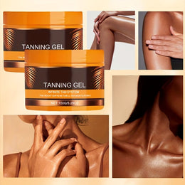 KissICON Dark Black Gel Polish / 2 Boxes KissIcon Tanning Gel Duo - Hydrating Tan Carrot