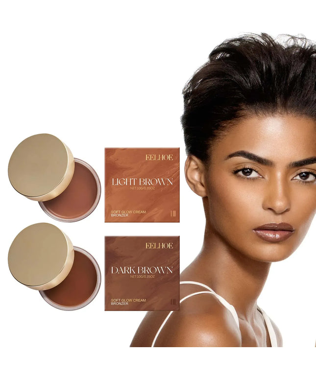 KissICON Dark brown 💋 Brown Sunless Self Tanning Body Bronzer -