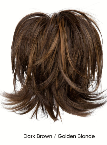 KissICON Dark Brown/golden Blonde / 8inch KissIcon Claw Clip Bun Hair Extensions - Bendable