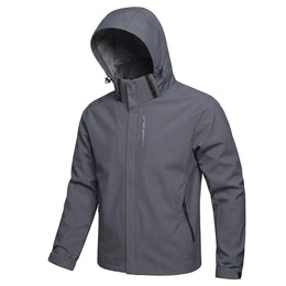 KissICON Dark Gray / M Mens Lightweight Waterproof Windproof Outdoor Jacket