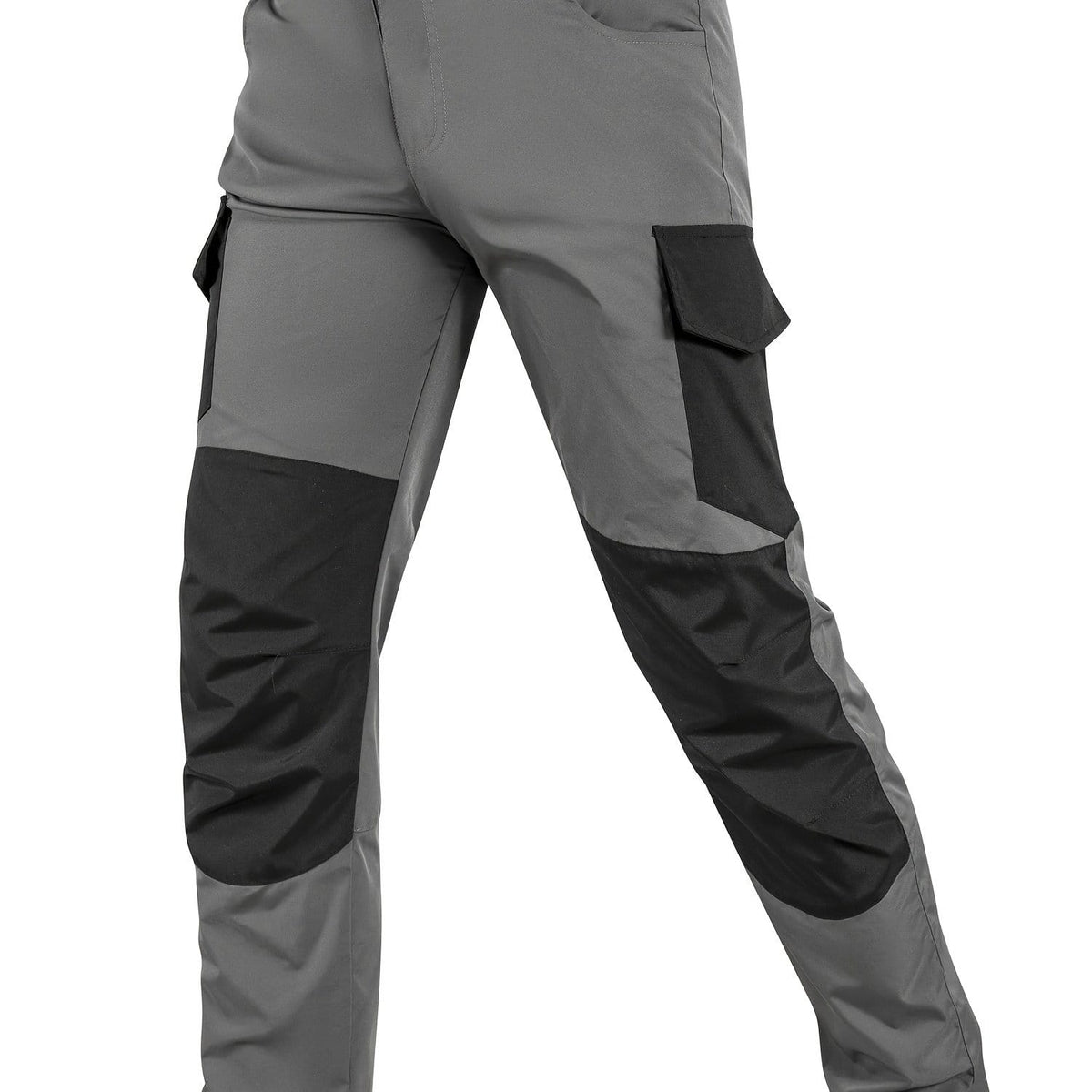 KissICON Dark Gray / UK 32 ColorBlock Cargo Pants Versatile Style for Work  Adventure