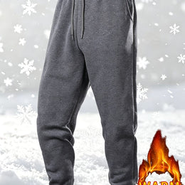 KissICON Dark Gray / UK 36 Warm Pockets Drawstring Sweatpants for AllSeason Comfort