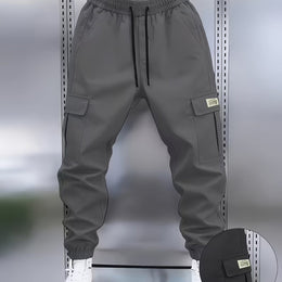 KissICON Dark Gray / UK 38 Mens MultiPocket AllSeason Cargo Pants