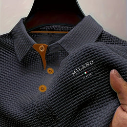 KissICON Dark Gray / UK 40 Mens HighEnd Mesh Button ShortSleeve Summer Shirt