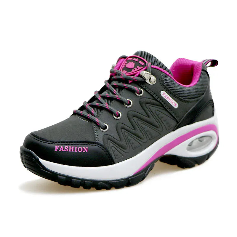 Dropshipman dark grey / 42 Women Sports Shoes Platform Sneakers Fashion Outdoor Hiking  Non-Slip Casual Shoes Low Top Running Shoes Women Footwear