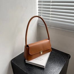 KissICON Dark Khaki Women's Shoulder Handbag – Solid Color Hand