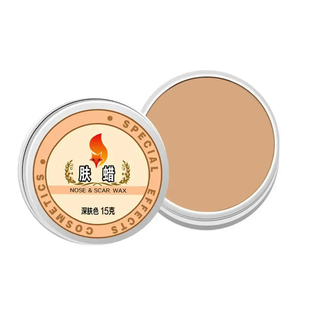 KissICON Dark skin Wax 15g / China Mainland Makeup Wax Sealer Halloween Makeup Scar Wax Halloween Special Wound Modeling Skin Wax Special Makeup kit