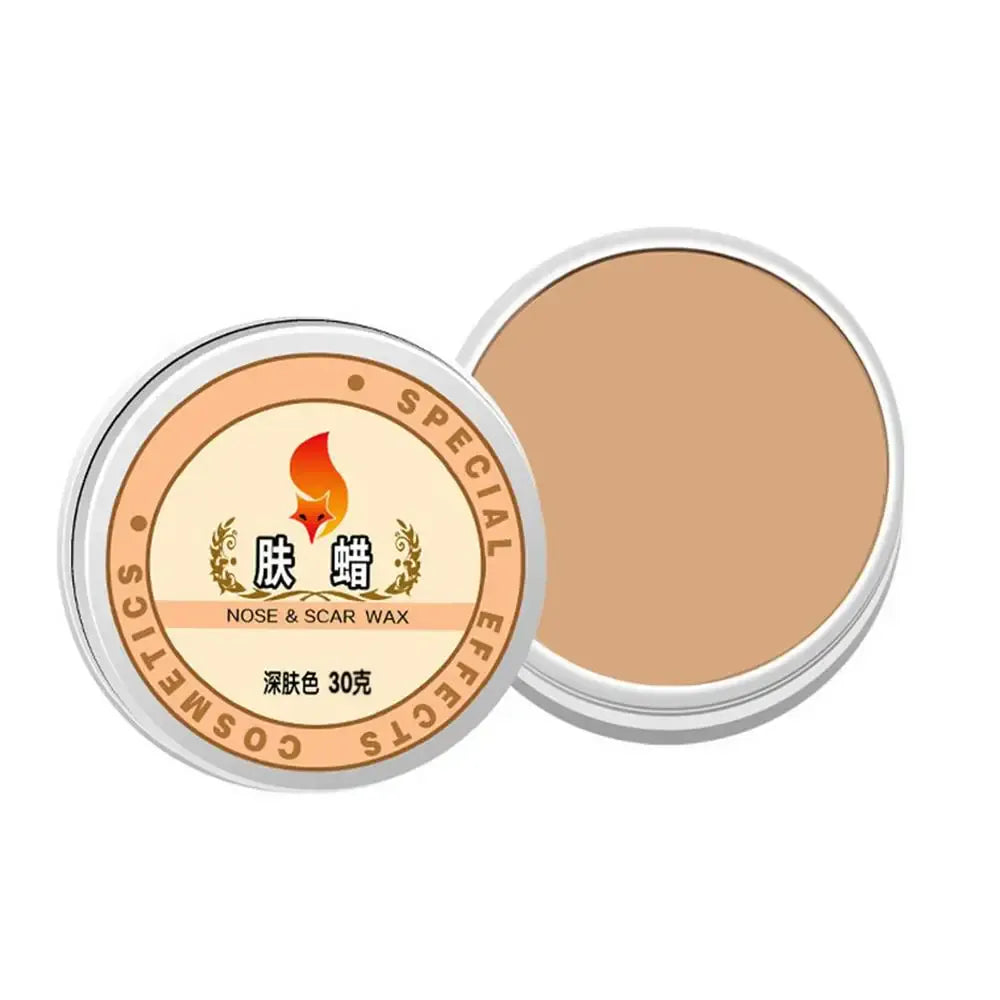 KissICON Dark skin Wax 30g / China Mainland Makeup Wax Sealer Halloween Makeup Scar Wax Halloween Special Wound Modeling Skin Wax Special Makeup kit