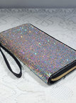 Dazzling AB Rhinestones on Black